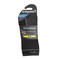 Skarpety wodoodporne Bridgedale StormSock Lightweight Boot black/grey